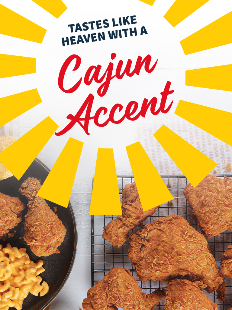 tastes like heaven with a cajun accent